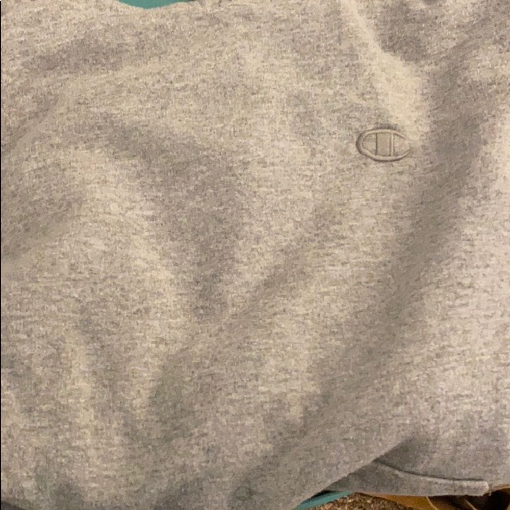 Grey champion hoodie